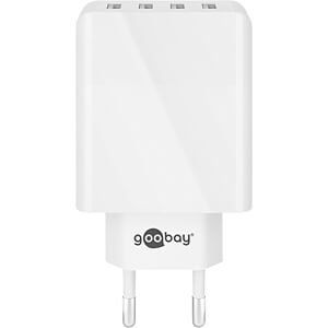 Caricabatterie: GOOBAY Netzteil / Ladestecker USB Type-A 4fach – Nuovo e nell'imballaggio originale da Oensingen venduto da Liquidations-Shop 1