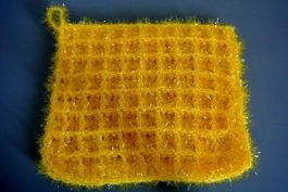 funny scrub waffelspültuch gelb *neu
