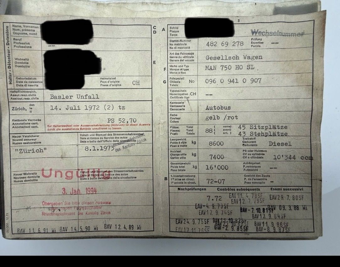 Mobilhome: Old MAN Bus Wohnmobil Umbau Ersatzteile  – Defekt aus Hirzel von pasci86 9