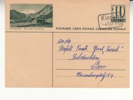 SGK 183.007 (Adelboden) mit Bahnstempel Kiesen