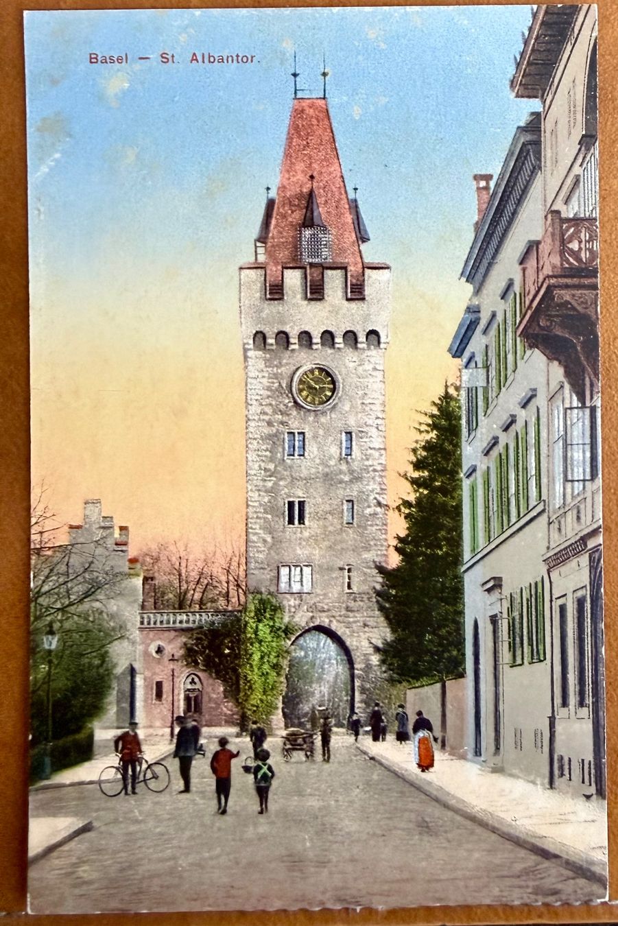 Cartoline postali: Basel - St. Albanthor - Animée -  Antik – Usato da Lutry venduto da Ediego
