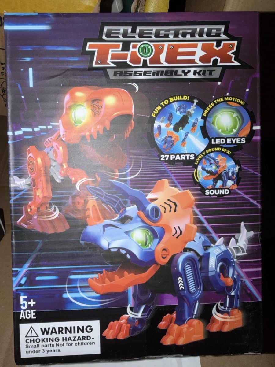 Giochi: Electric T-Rex Assembly Kit 27 Teile ab 5 Jahren – Nuovo e nell'imballaggio originale da Flamatt venduto da Vm_t