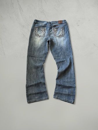 Jeans Damen Grösse L Used Look guter Zustand