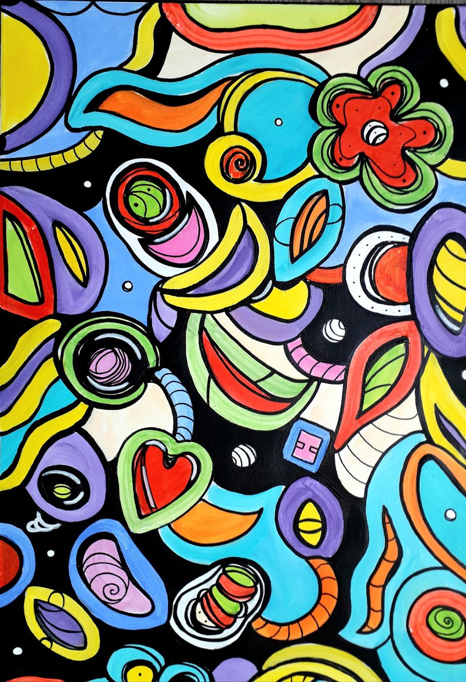 Dipinti: Gemälde Pop Art Springtime Künstlerin: Manuela Reitz – Nuovo e nell'imballaggio originale da Balve venduto da Manu_1303 2