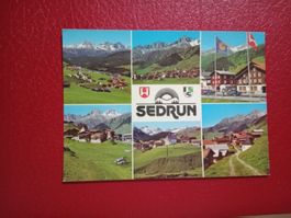 Sedrun Graubünden mehrbildrig mit Schriftzug