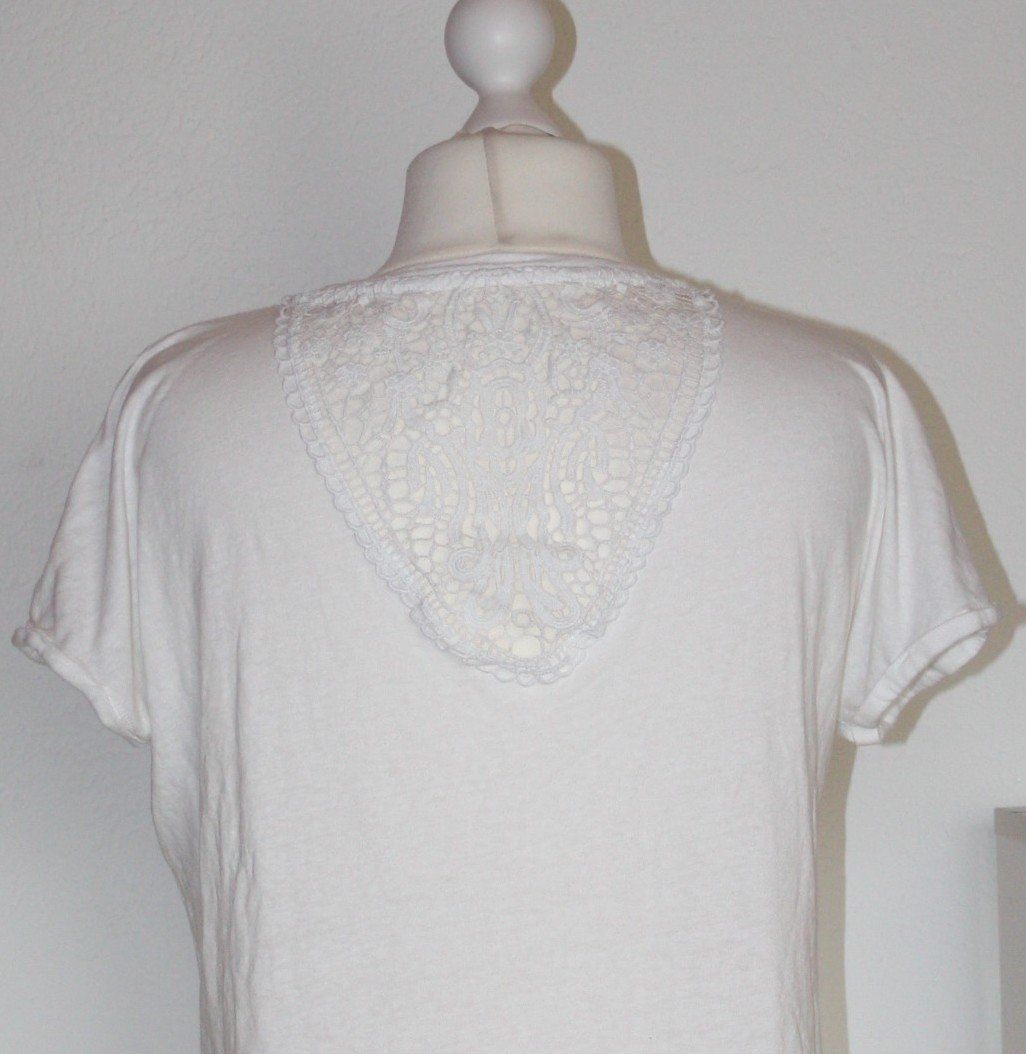T-Shirts: T - Shirt weiss mit Spitze Gr. XL – Neu (gemäss Beschreibung) aus Flüelen von Diversicum-Textil 3