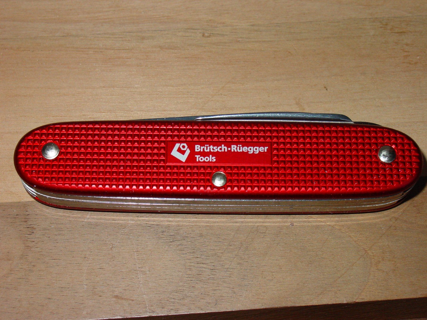 Victorinox Taschenmesser: Alox Werbemesser Brütsch-Rüegger rot – Neu und originalverpackt aus Ursenbach von rekruten-shop 1