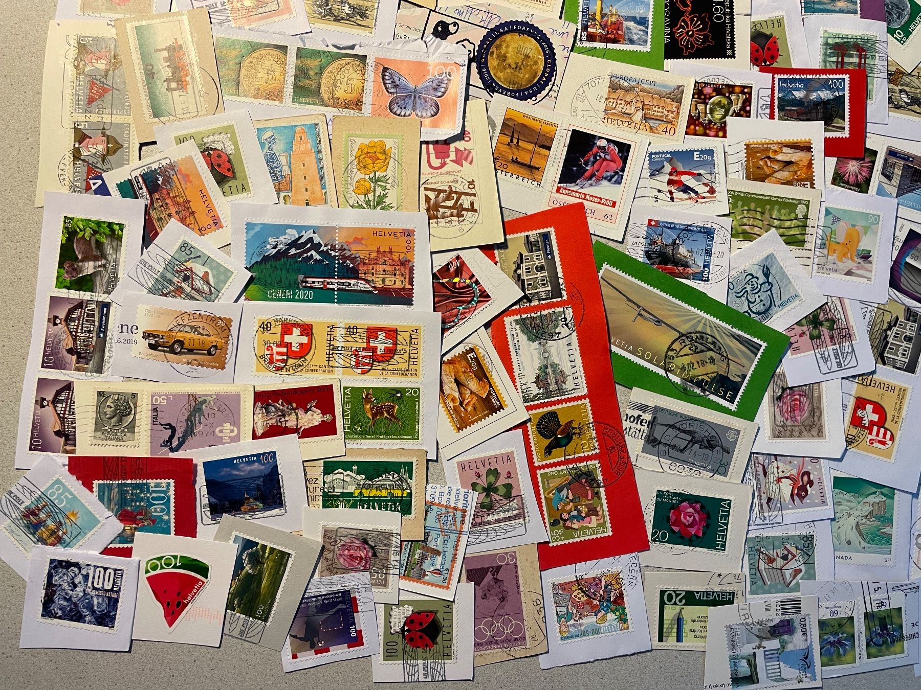 Alle Briefmarken: Briefmarken Mission Lot1 – Gebraucht aus Niederglatt ZH von Fffrank 2