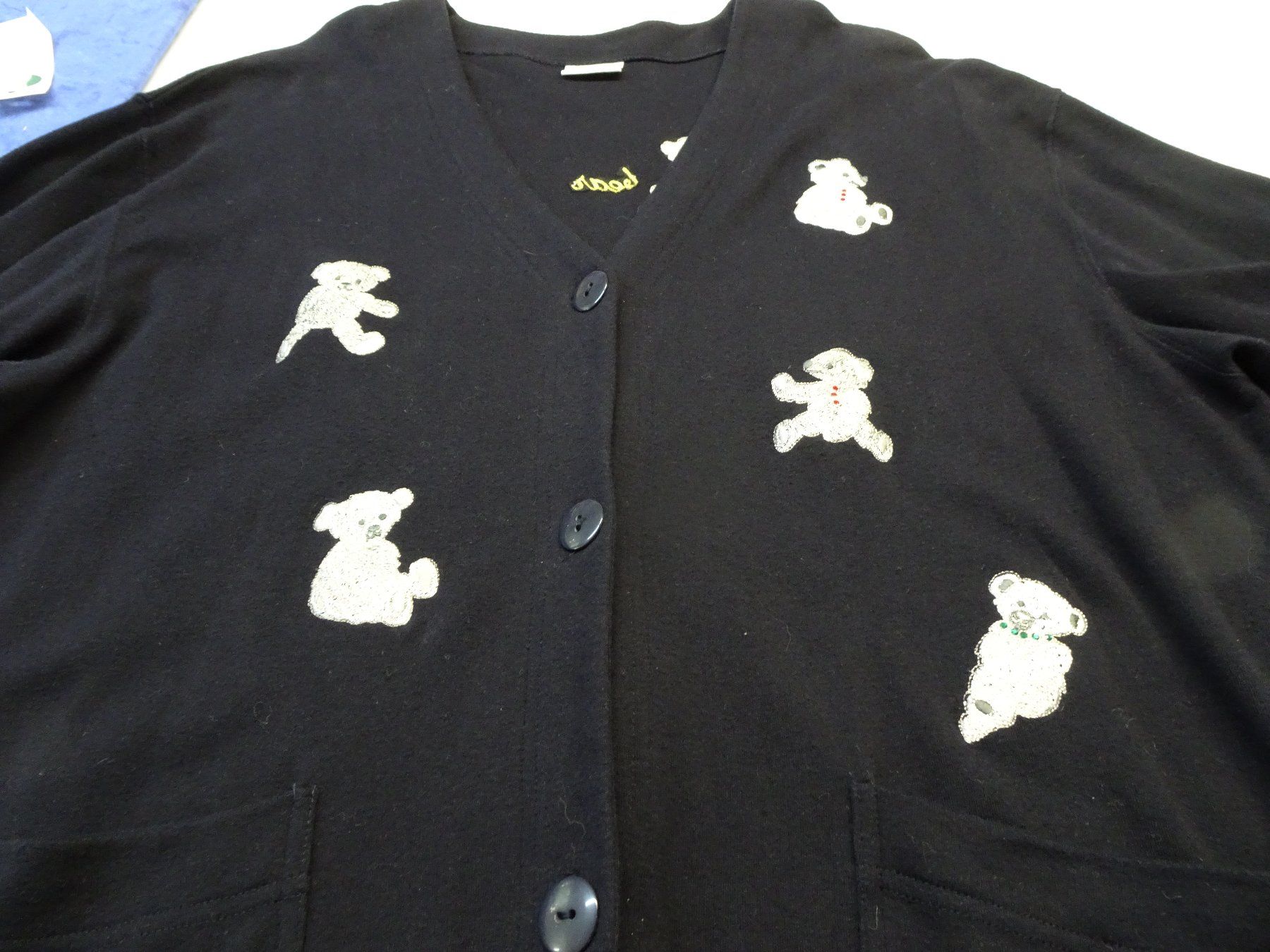 Giacche: Jacke mit Bärchen- Motiv, dunkelblau – Nuovo (secondo la descrizione) da Grüt (Gossau ZH) venduto da spitzig 4