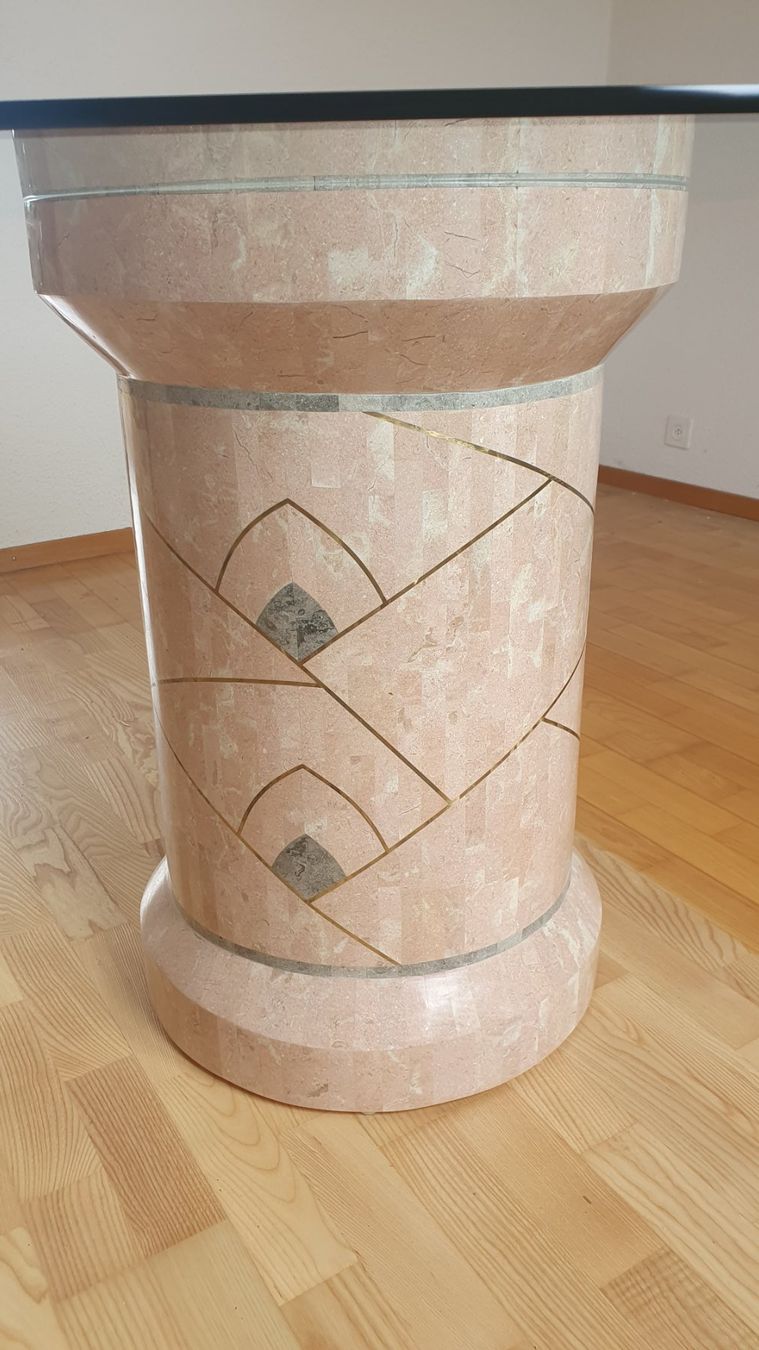 Tables: Esstisch mit Glasplatte – D'occasion à Meilen par DodoSchubi 1