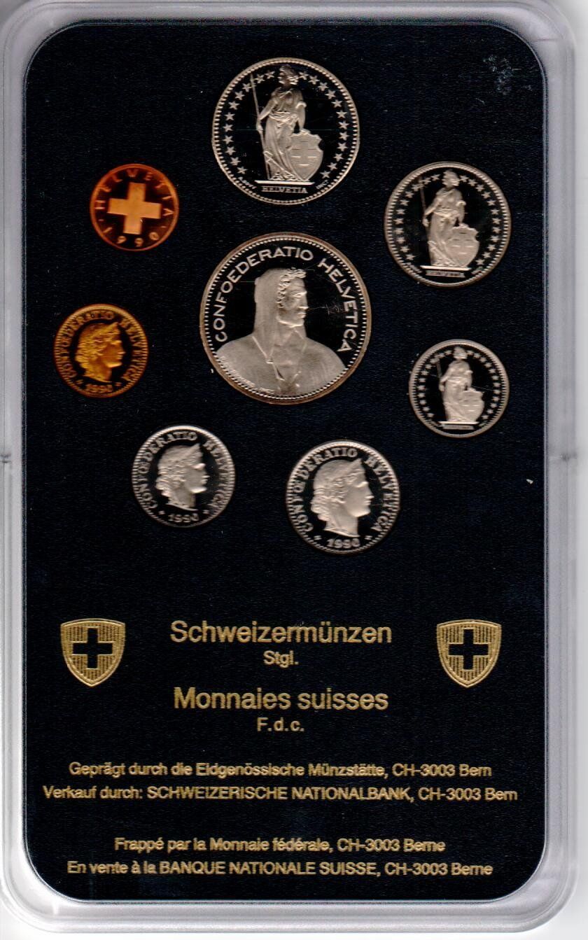 Toutes les monnaies: Münzsatz 1990 – D'occasion à Wolhusen par Curver9 1