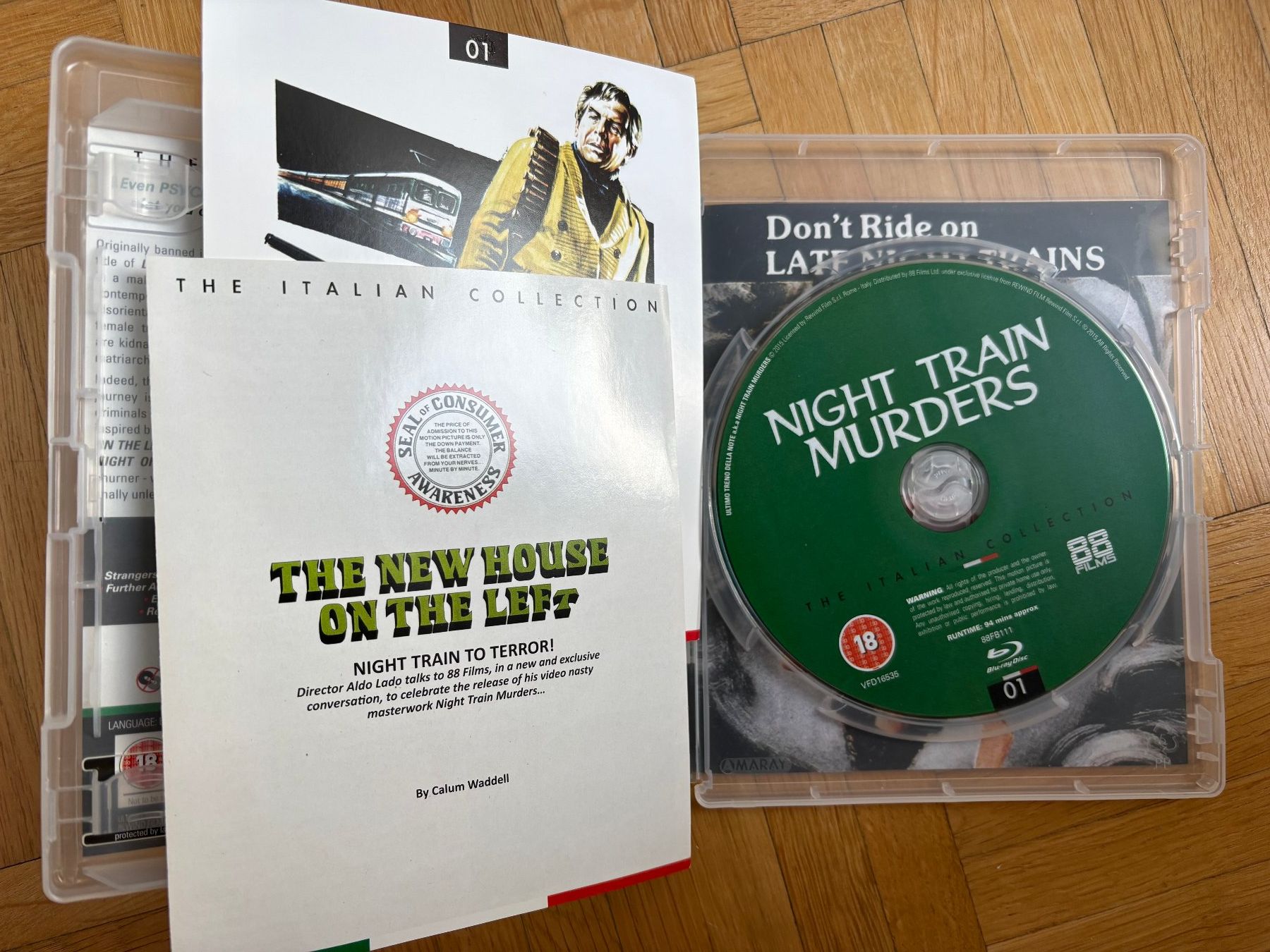 Alle DVDs: Night Train Murders - mit Booklet - Blu-ray – Neu (gemäss Beschreibung) aus Zürich von Malcom 2