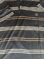 Polo Paul & Shark rayé noir et beige taille L