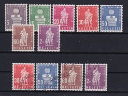 SUISSE 1958 BIE Sujets symboliques