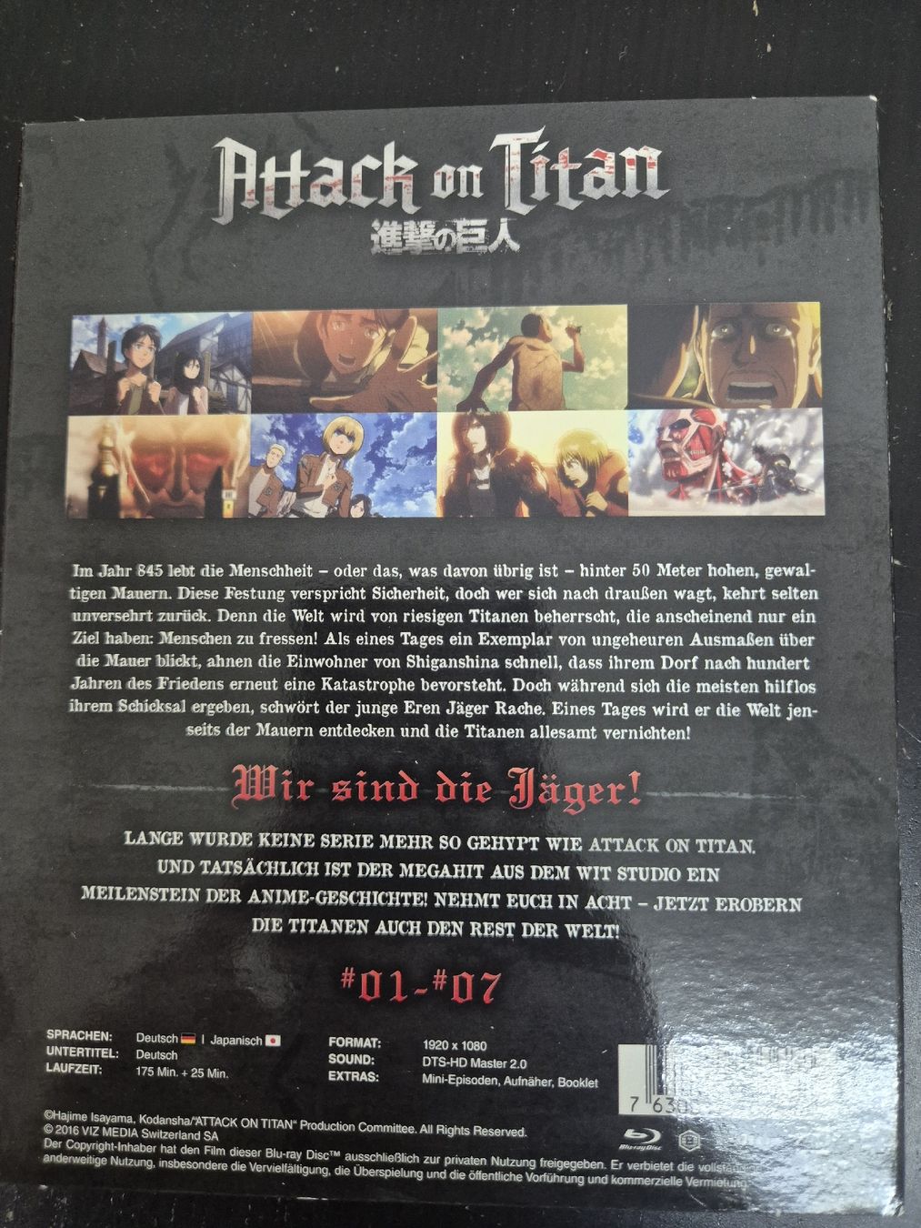 Tutti i DVDs: Attack on Titan Anime Blu-ray Box – Usato da Wald ZH venduto da _Hotarubi_ 3
