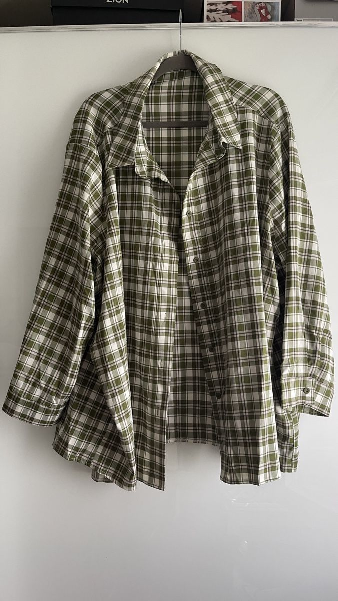 Asos Hemden: ASOS Oversized Flannel Hemd Grün – Neu (gemäss Beschreibung) aus Lausen von sim_hgp6