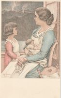 Bundesfeierkarte 1924 Nr. 39 ohne Drück auf Rückseite