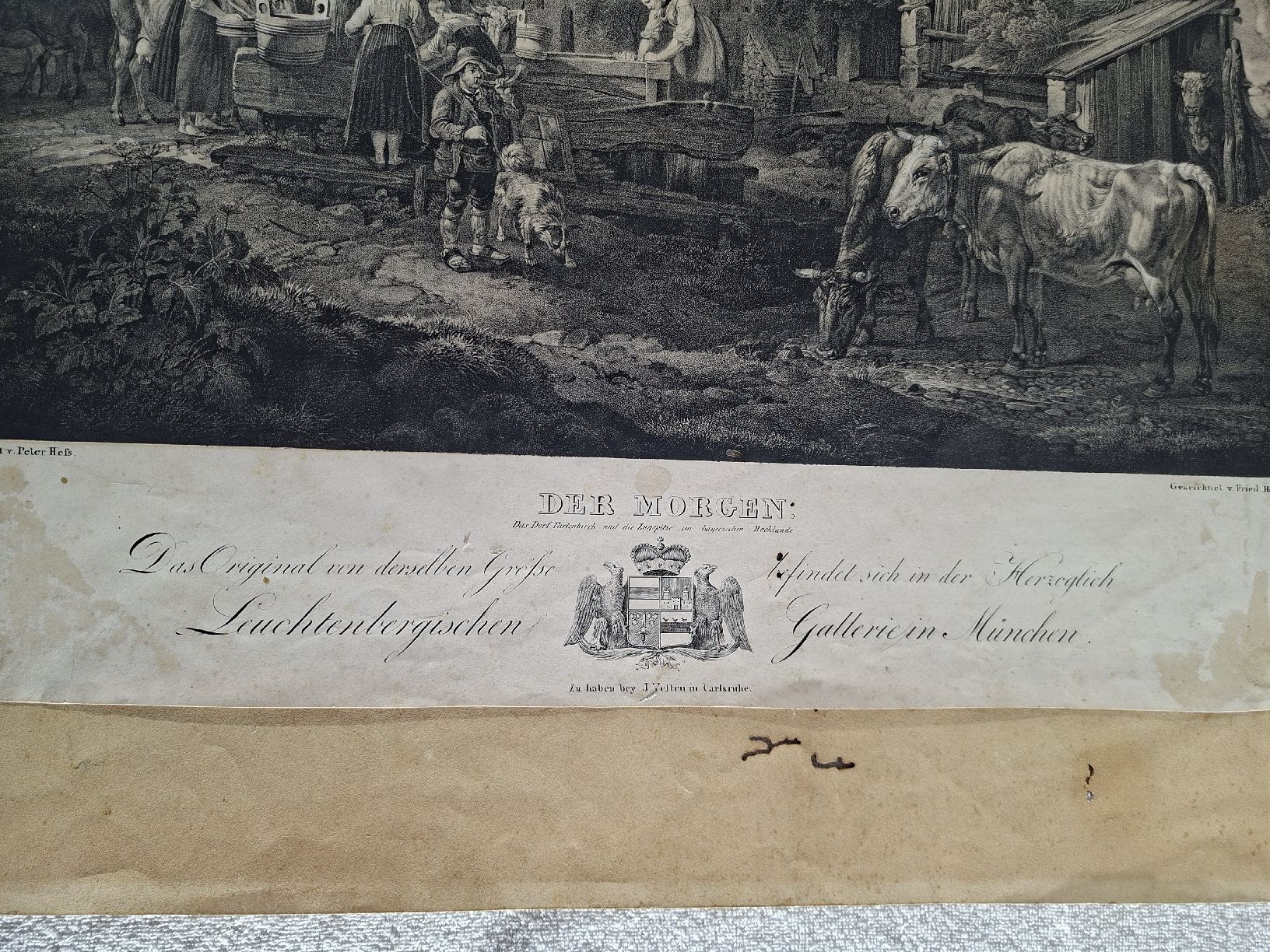 Incisioni: Sehr grosser Stich, Der Morgen.  – Usato da Grindelwald venduto da carro5 4