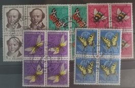 3944) J153-157, Pro Juventute, 1954 im 4-Block ET Kt. 100.-