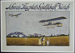 Plakat für FLUGZEUG Gesellschaft Zürich