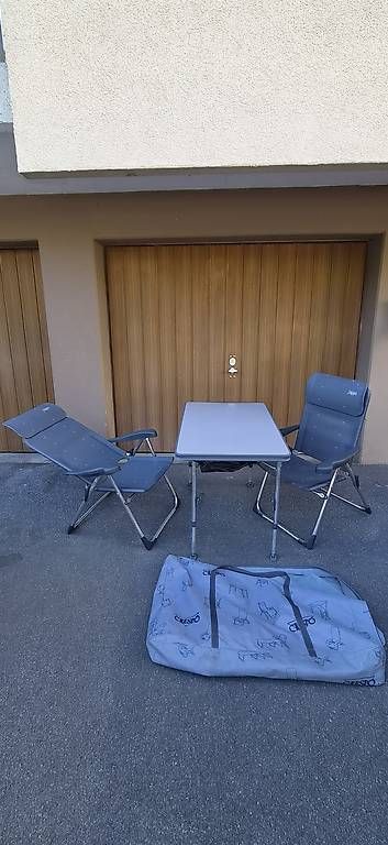 Set di tavolo e panche: Crespo Campingset - extrem hochwertig – Usato da Horw venduto da Row707 3