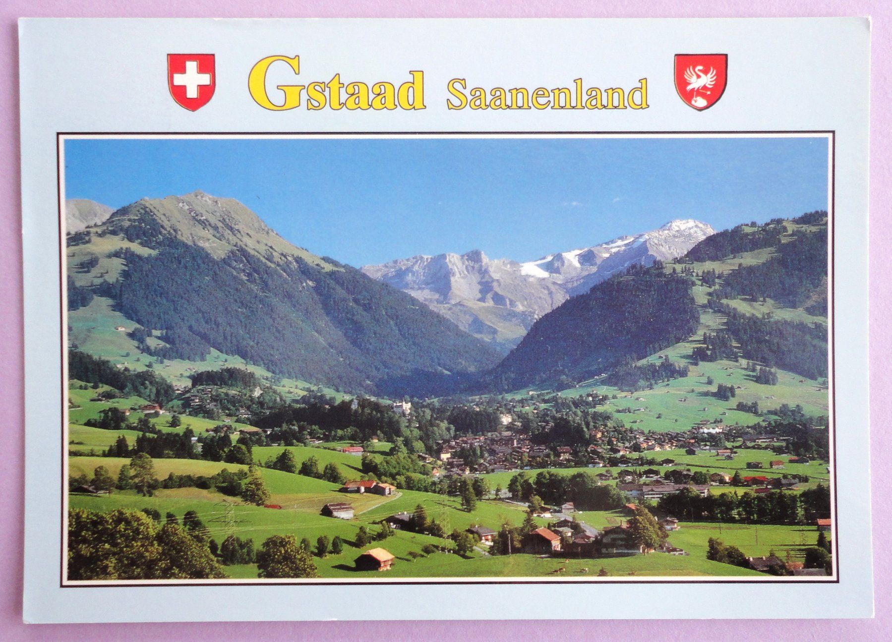 Ansichtskarten: Gstaad, Saanenland – Gebraucht aus Fétigny von Billy2miny
