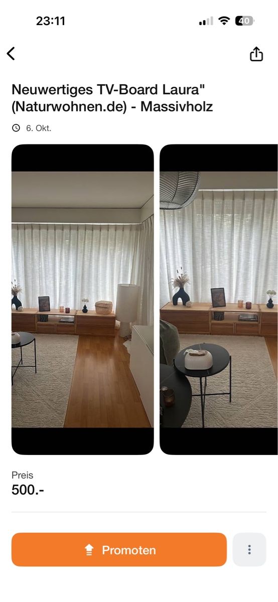 Mobili TV: Eichenholz Tv Schrank  – Nuovo (secondo la descrizione) da Reinach BL venduto da kim_sg9s 1