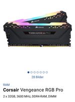 Corsair Vengeance RGB Pro RAM 2x32GB 3600 MHz DDR4