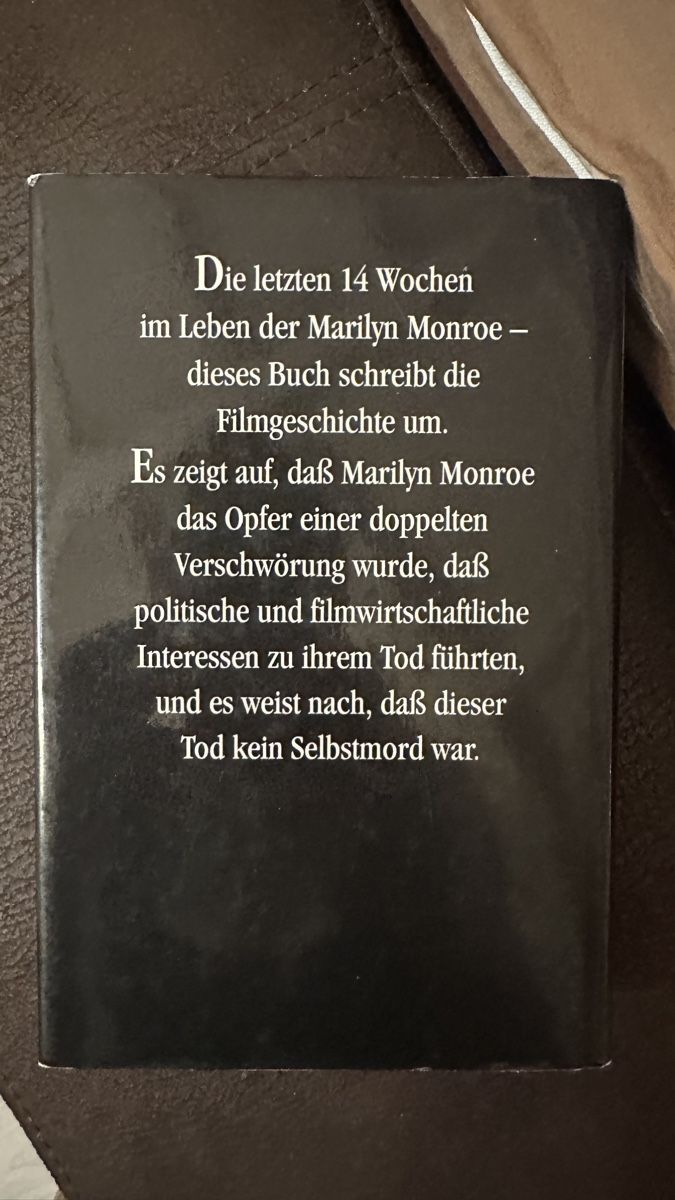 Livres: Biografie Marilyn Monroe – D'occasion à Amsoldingen par Thor46 1