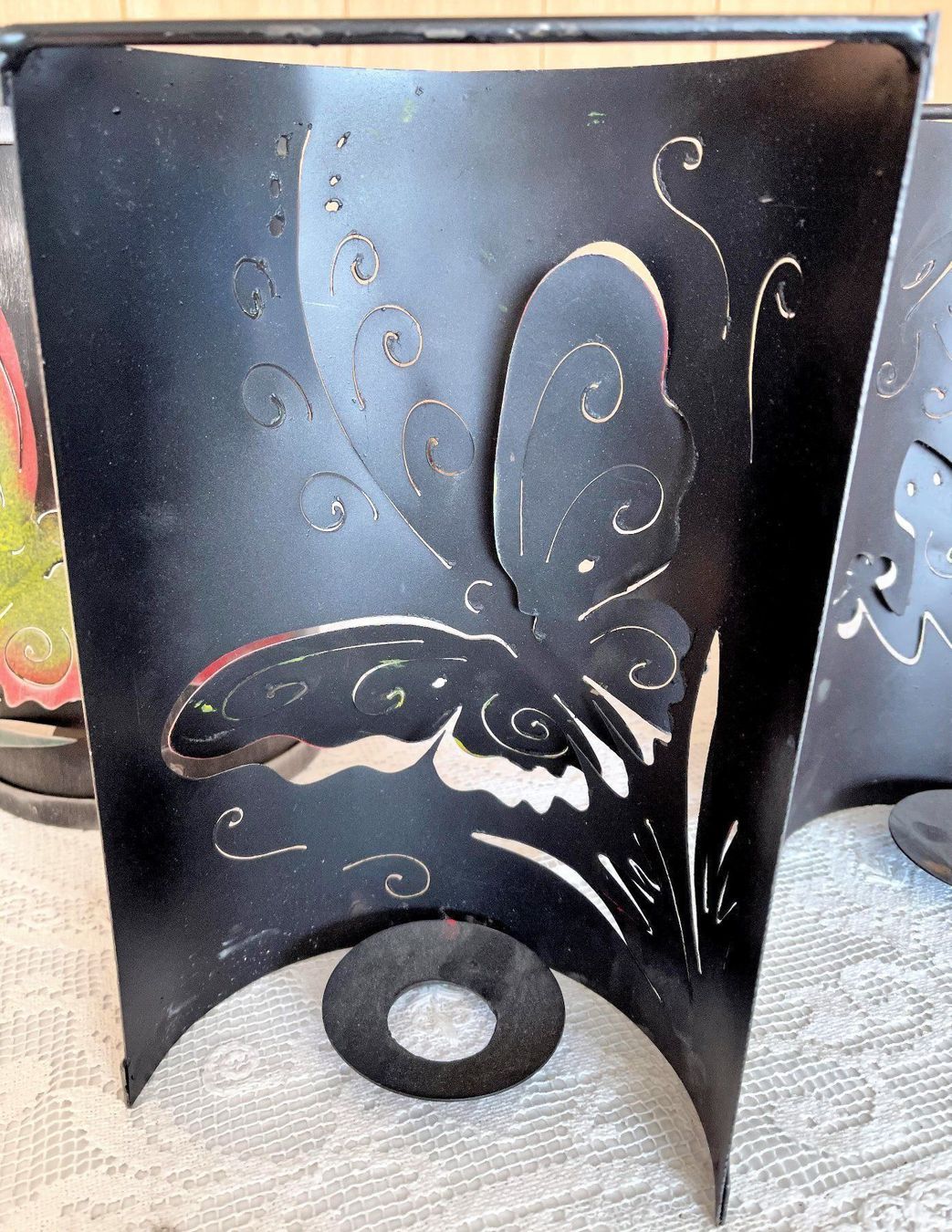 Lampen: Wandlampe Schmetterling Metall – Neu (gemäss Beschreibung) aus Lutzenberg von Pinschi01 1