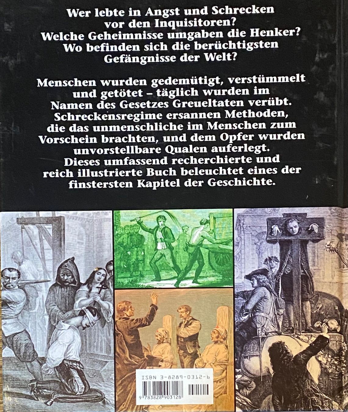Libri: Geschichte der Folter und Todesstrafe /Dokumentation/Buch – Usato da Zuerich venduto da SonderArt-Wertgut 4