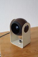 Vintage Space Age Tischlampe Kugellampe Braun Creme Retro
