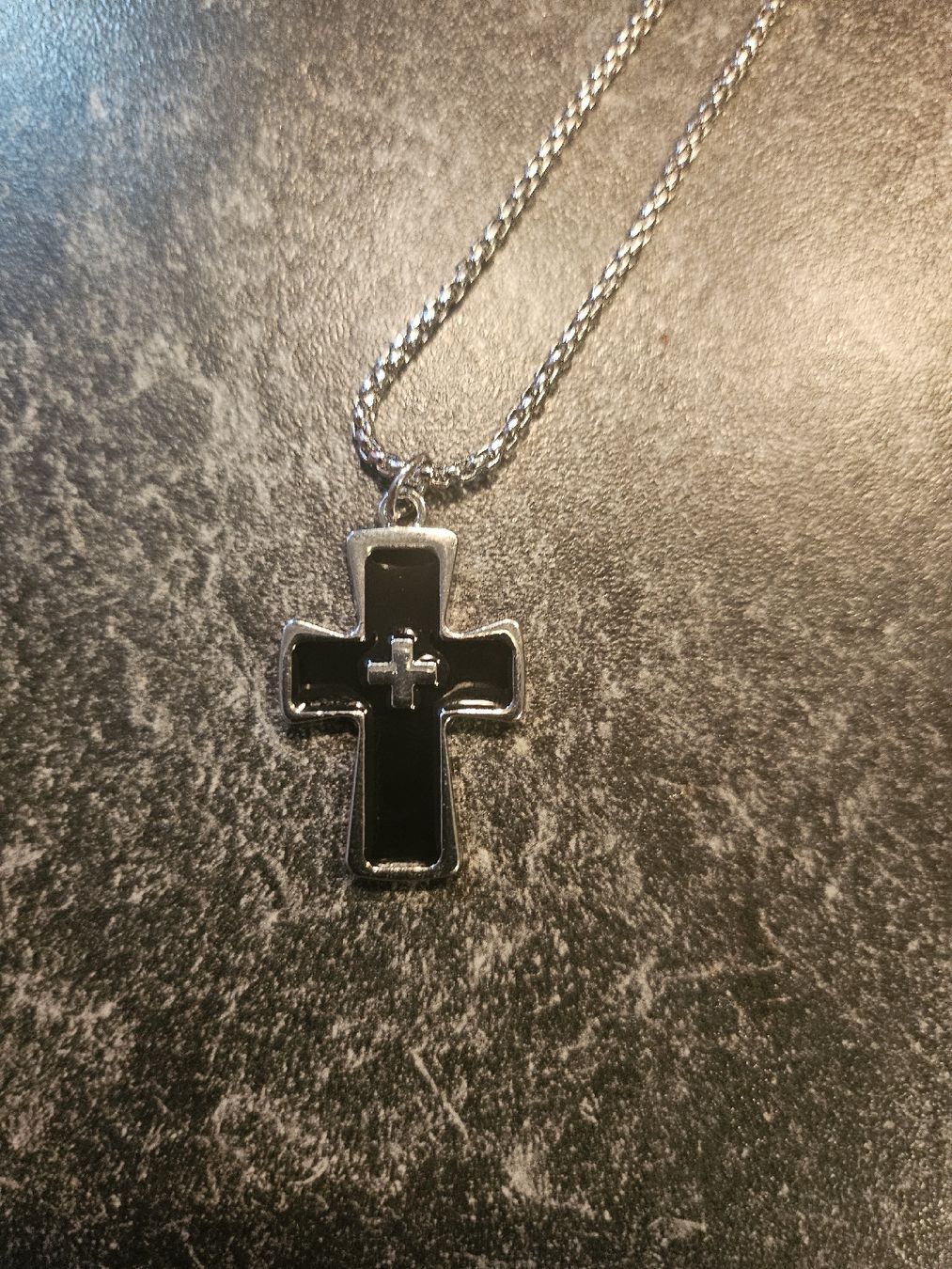Ketten: collier croix – Neu (gemäss Beschreibung) aus Senèdes von hen_fw8b