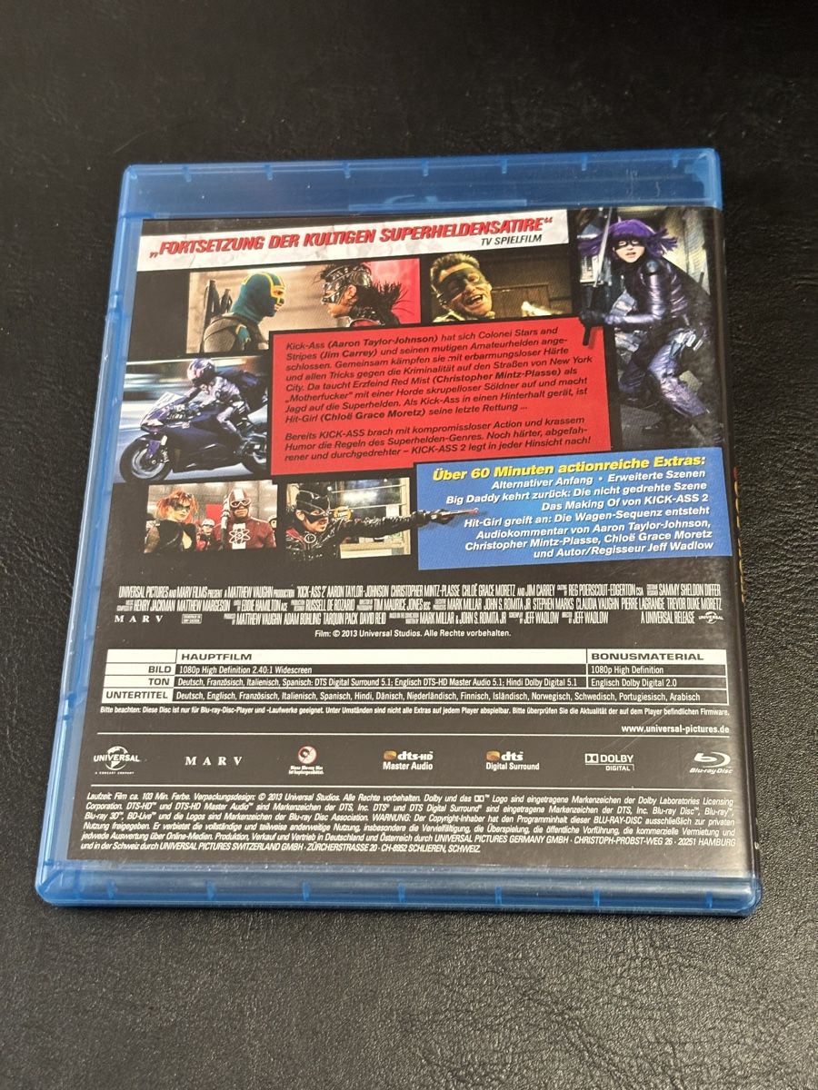 Alle DVDs: Blu-ray Kick-Ass 2 – Gebraucht aus Luzern von Armastra 1