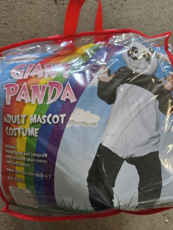 Riesen Panda Kostüm, Maskottchen Grösse Erwachsene!
