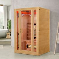 30752 Infrarotkabine NEAPEL S120V Vollspektrumstrahler Sauna