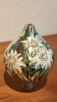 Gartenkugel Kristallglas, handbemalt, innen versilbert, neu