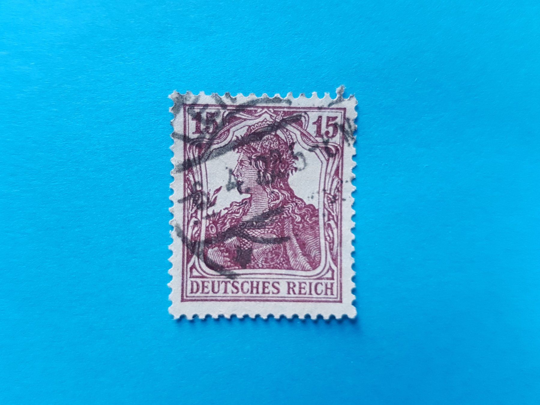 Alle Briefmarken: 2 Reichspfennig - DR - Germania - 1917 – Gebraucht aus Reinach BL von Dexy62
