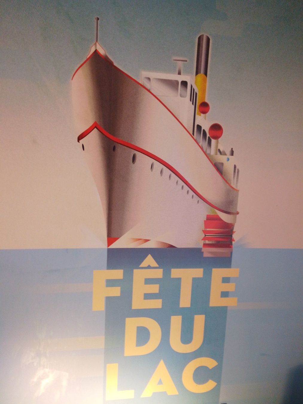 Poster & Bilder: Affiche bateau à vapeur "Le Neuchâtel" – Gebraucht aus Biel/Bienne von frenetic 2