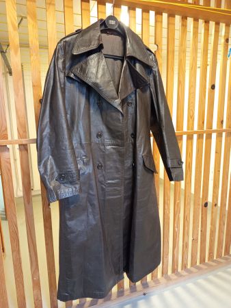 Vintage Ledermantel, braun, Herbst/Winter, Grösse 54. Top!