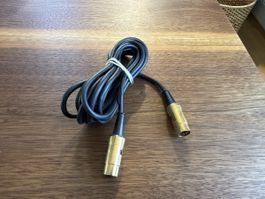 MIDI-Kabel 2m mit vergoldeten Kontakten