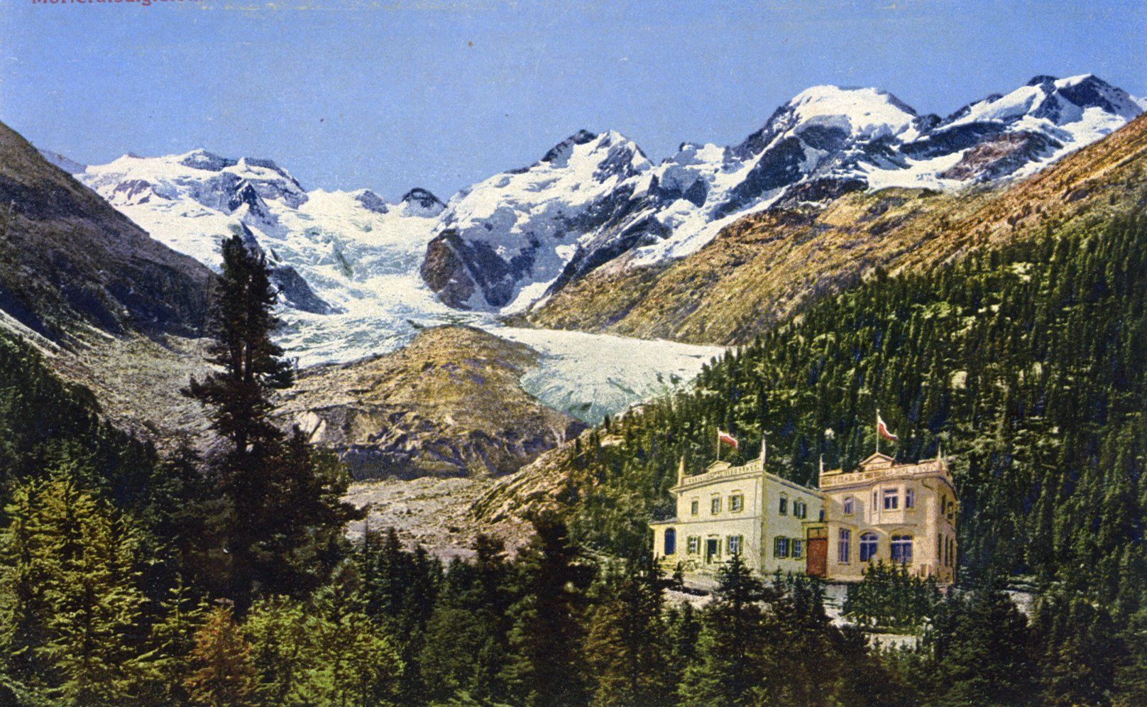 Cartoline postali: AK Morteratschgletscher – Usato da Ruggell venduto da spalkur42