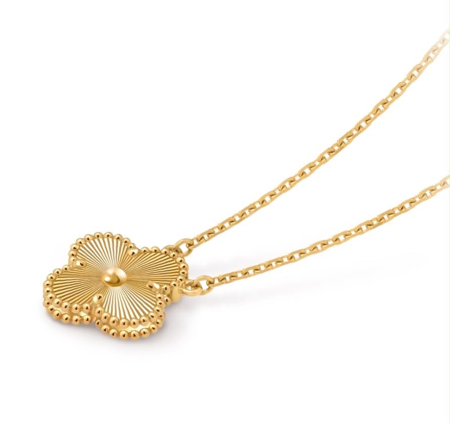 Van Cleef Catenine: Van Cleef & Arpels Alhambra Halskette Gold – Usato da Zürich venduto da Falconking 1