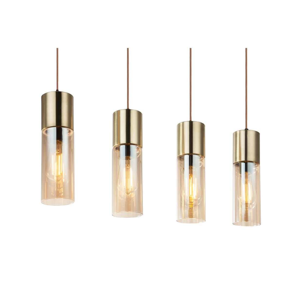 Lustres & lampes de plafonds: Pendelleuchte, Messing, 80 cm x 9 cm – Neuf (Voir description) à Kreuzlingen par Smart-Light 4