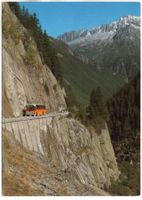GÖSCHENERALP Zufahrt im Göschenertal - Postauto