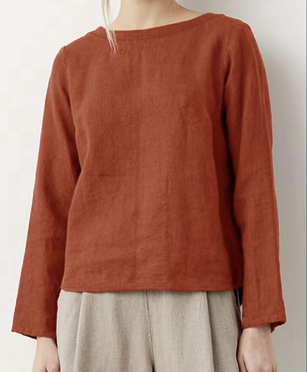 Camicette: Chic Camicia di Lino 100%-👌per primavera – Nuovo e nell'imballaggio originale da Gordevio venduto da LanaZimm 3