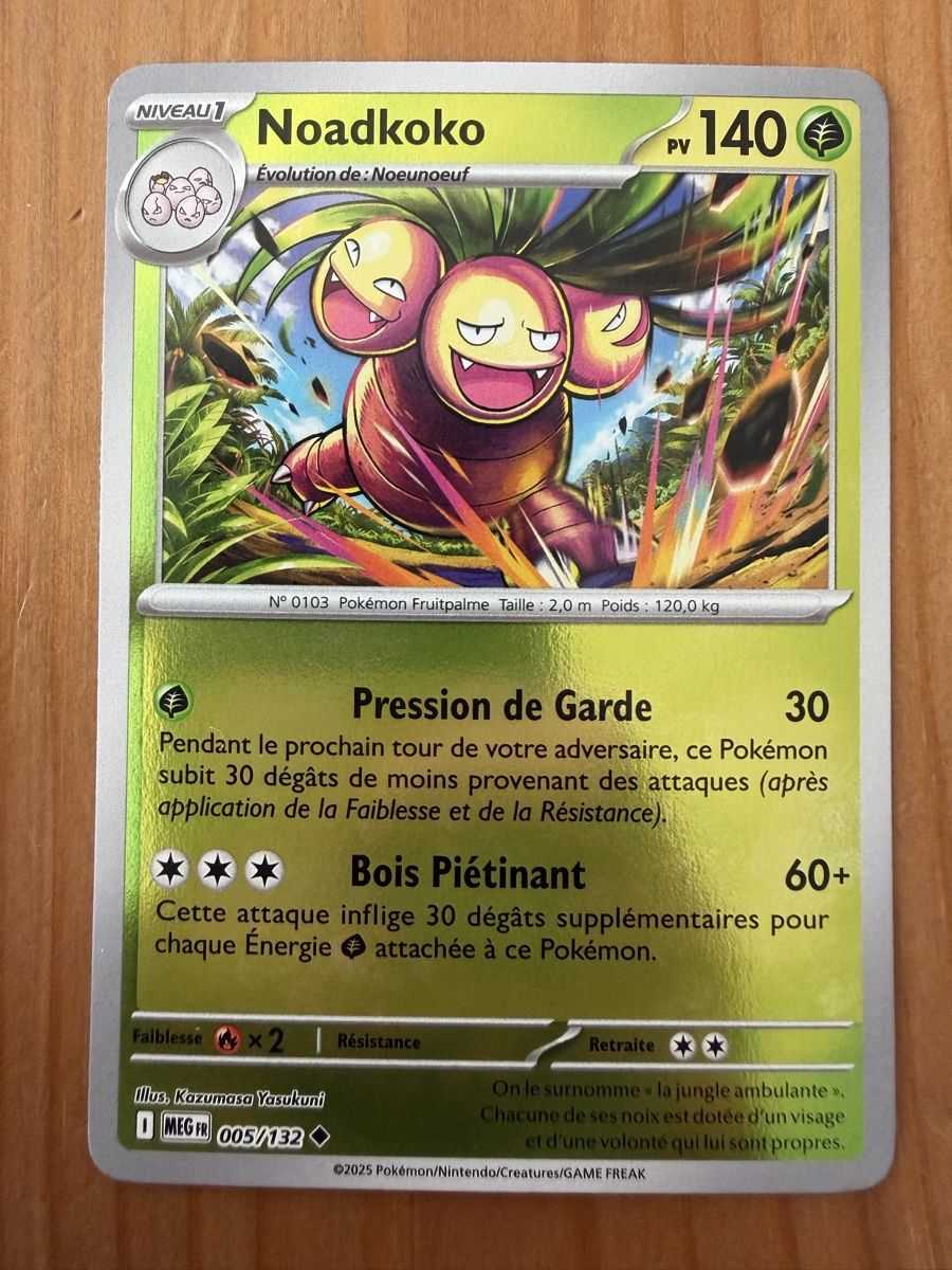 Pokémon Carte collezionabili: Noadkoko (MEG005) – Nuovo (secondo la descrizione) da Vevey venduto da Matx