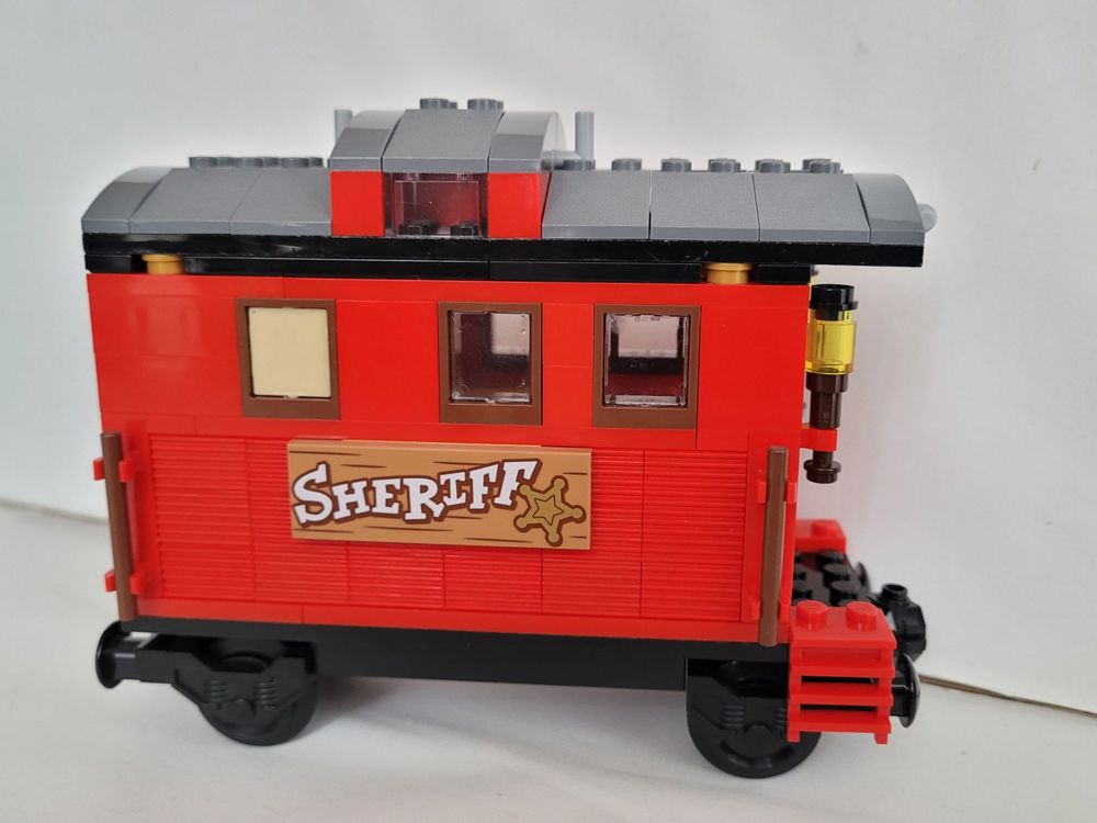Lego eisenbahn : Sheriff wagon Wild West Western 3