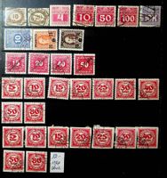 AUTRICHE TIMBRES-TAXE OBLITÉRÉS 1894-1920. /T426