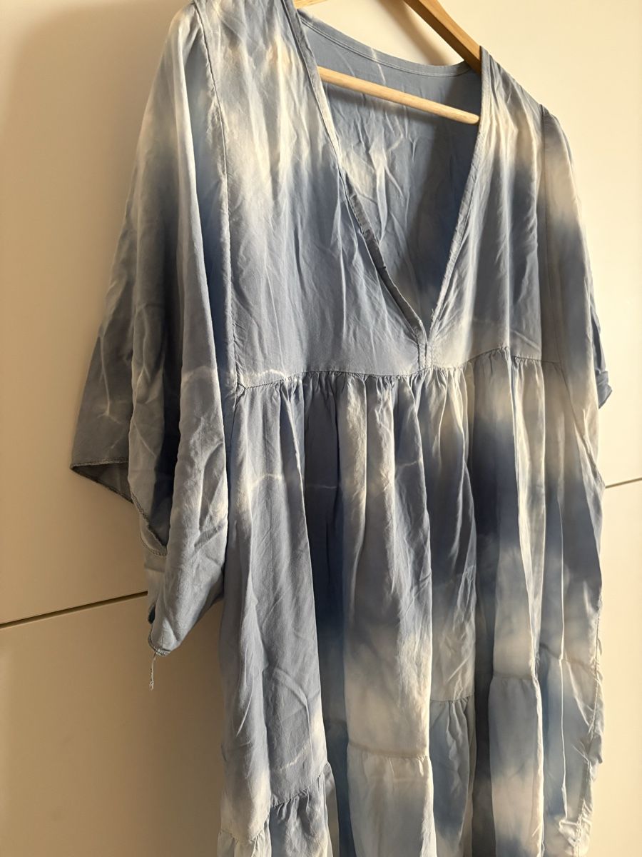 Vestiti: Robe Bohème bleu et blanc tie dye taille unique – Usato da Pully venduto da kaba07 1
